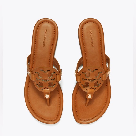 Tory Burch Shoes - Tory Burch Tan Leather Sandals Size 10.5